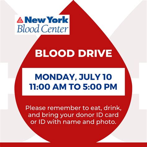 Jul 10 New York Blood Center Blood Drive Peekskill Ny Patch