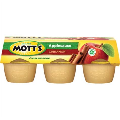 Mott S Cinnamon Applesauce Pack Of 14 14 Pack Kroger