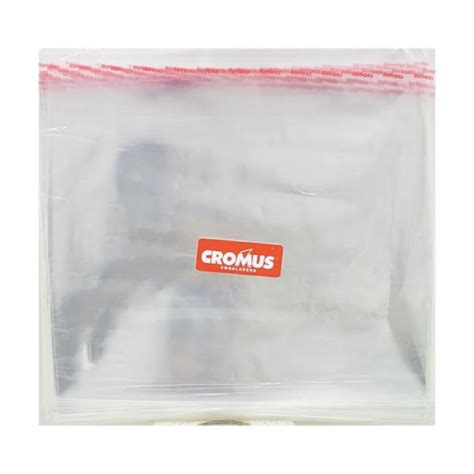 Saco Adesivado Transparente 20cmx15cm 100 Unidades Cromus Canoas RS