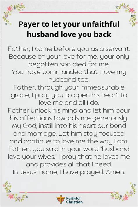 7 Prayers For An Unfaithful And Cheating Husband 4 Bible Verses