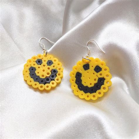 Perler Bead Earrings - Etsy