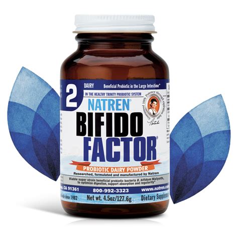 Natren Bifido Factor Probiotic Powder For Colon Dairy