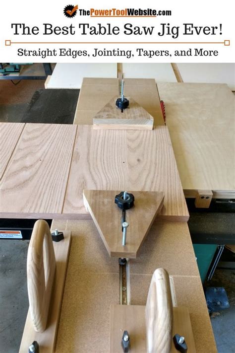 My Favorite Table Saw Jig The Straight Edge And Taper Jig Table Saw