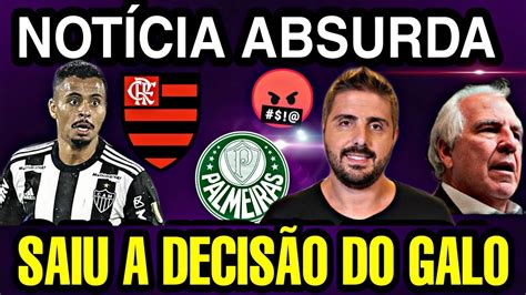 NOTÍCIA URGENTE SOBRE ALLAN NO FLAMENGO INGRESSOS ATLÉTICO MG X