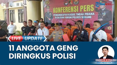 Geng Motor Tubruk 134 Diringkus Polres Serang Saat Hendak Jalankan Aksi