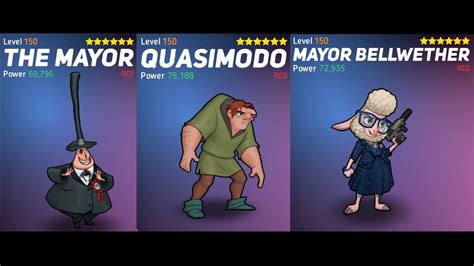 Disney Heroes Battle Mode Chapter 48 With The Mayor Quasimodo And