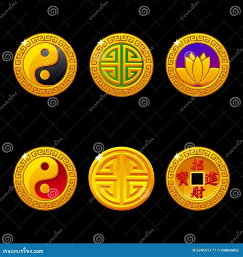 Good Fortune Symbols Set Collection Of Good Luck Symbols Encontre