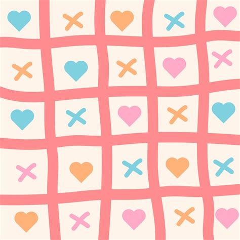 Premium Vector Vector Seamless Love Pattern Design