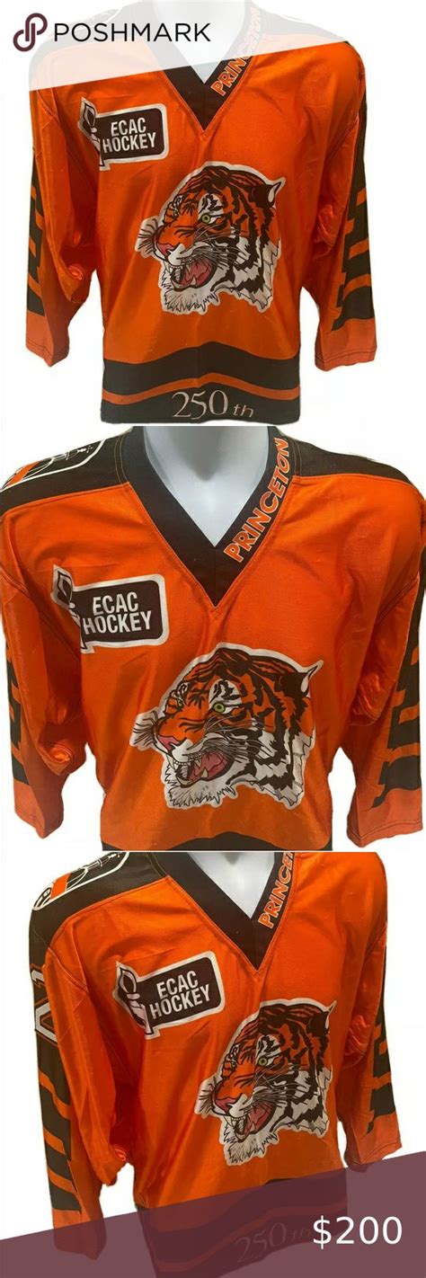 Vintage 1996 Princeton University Tigers 250th Anniversary ECAC Hockey ...