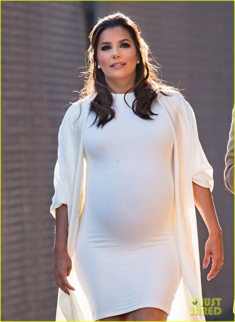 Eva Longoria Talks Her First Pregnancy on 'Jimmy Kimmel Live ...