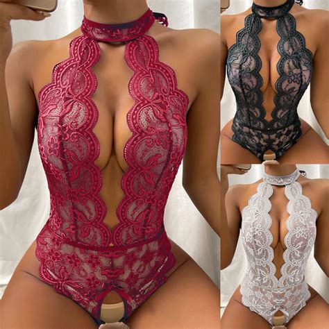 Quente Er Tico Roupa Ex Tica Sexy Lingerie Aberta C Transparente Roupa