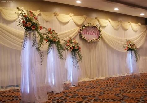 Beautiful White Wedding Backdrop \Wedding Curtain 3M/10ft*6M/20ft ...