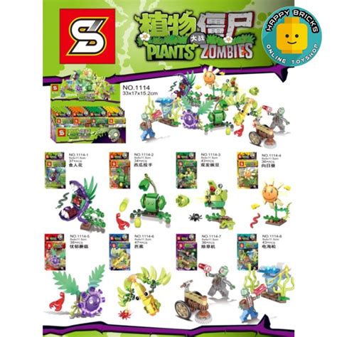 Sy Plants Vs Zombies Building Blocks Pack Of Shopee Philippines