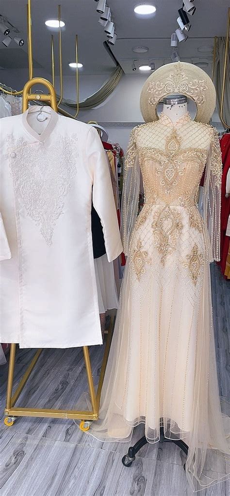 Beautiful Nude Gold Custom Tailored Beaded Luxury Wedding Ao Etsy