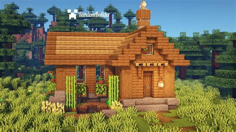 I Built A Simple Spruce Cabin Rminecraft