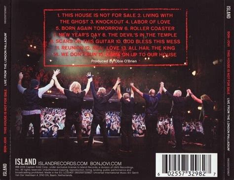 This House Is Not For Sale Live From The London Palladium By Bon Jovi