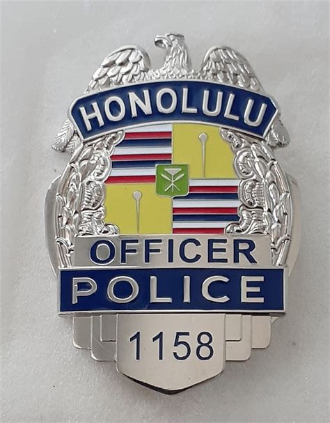 Collectors-Badges Auctions - Honolulu police officer badge