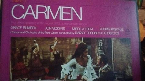 Bizet Carmen Grace Bumbry Jon Vickers Mirella Freni Kostas Paskalis