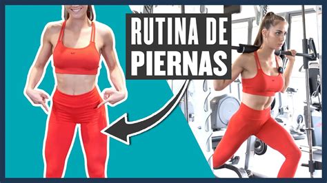 Mejores 6 Ejercicios De Piernas Para Mujeres En El Gym 💥 Rutina Completa Para El Gimnasio 💥