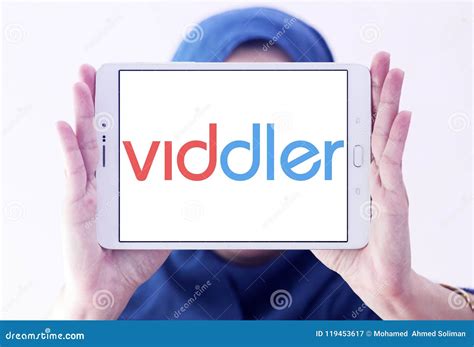 viddler  video service logo editorial photography image