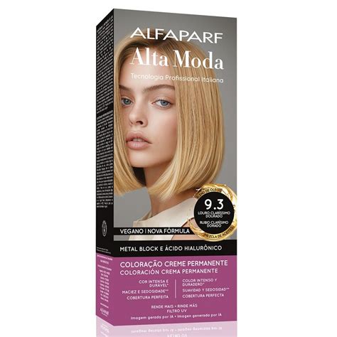 9.3 Louro Claro Dourado - Coloração Alta Moda 9.3 Louro Claro Dourado 150g | Armazém dos Cosméticos