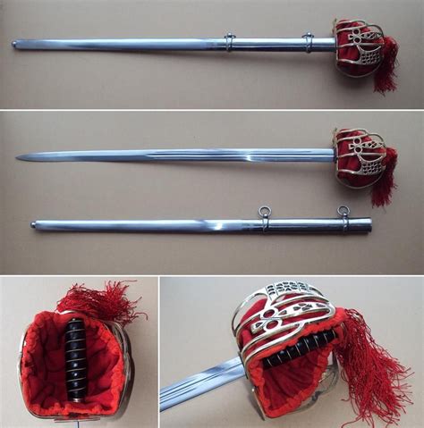 Scottish Basket Hilt Broadsword And Sheath