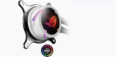 Buy Asus Rog Strix Lc Ii 360 Argb Aio Liquid Cpu Cooler White Rog Strix Lc Ii 360 Argb White