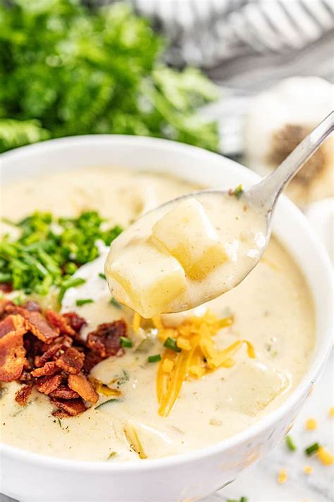 Creamy Potato Soup The Stay At Home Chef