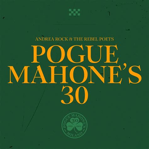 Pogue Mahone S 30 Feat The Rebel Poets Single Album By Andrea