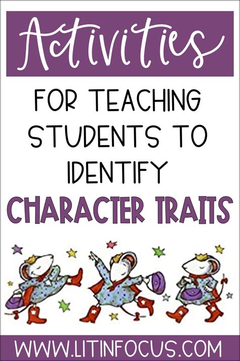 Activities For Teaching Students To Identify Character Traits