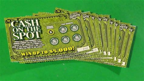 SOOD 1048 TEN 1 CASH ON THE SPOT Florida Lottery Scratch Tickets