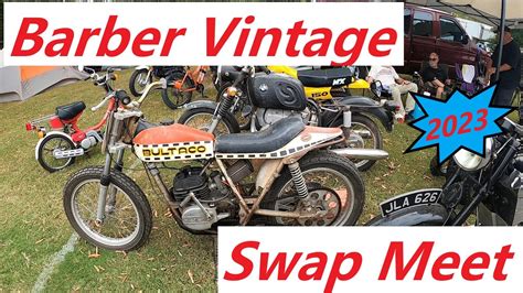 Barber Vintage Motorcycle Swap Meet Youtube