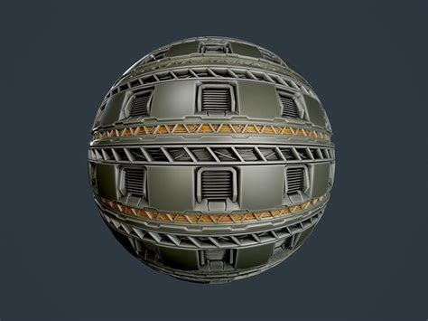 Sci Fi Military Seamless PBR Texture 93 Texture CGTrader