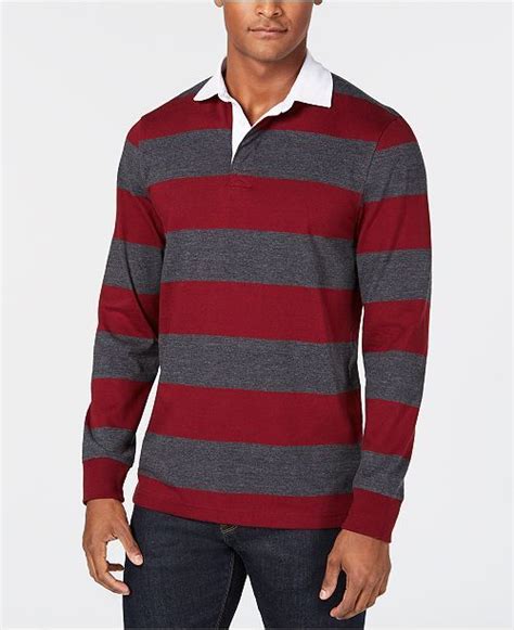 Main Image Long Sleeve Rugby Shirts Macys Men Striped Room Mens Club