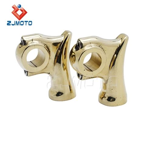 School Solid Brass 25mm Handlebar Risers Motorcycle Handlebar 1 Handle Bar Risers For Harley