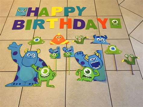 Monsters inc party decorations | Monster inc party, Monsters inc, Party ...