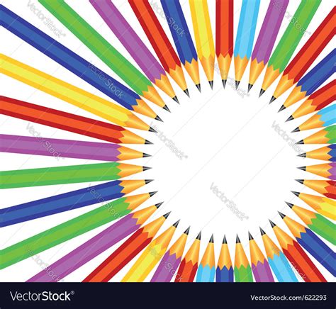 Pencil border vector by phyZick - Image #622293 - VectorStock