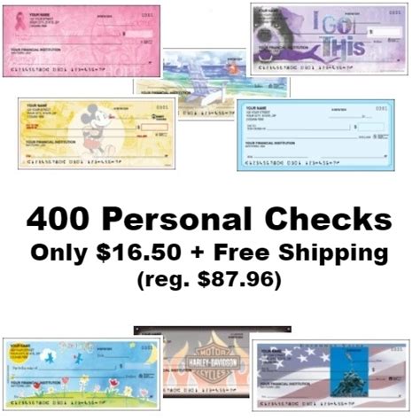 81% off 4 Boxes of Personal Checks : Only $16.50 + Free S/H ...