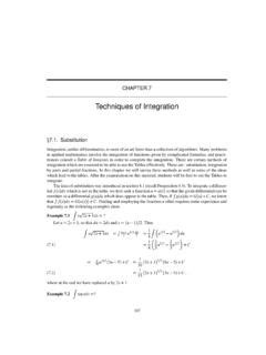Techniques of Integration / techniques-of-integration.pdf / PDF4PRO