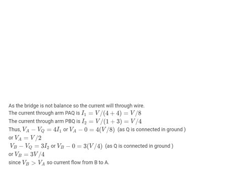 In The Circuit Shown If Conducting Wire Is Connected Between Points A