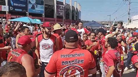 Torcida Dragões do Mandú Pré Jogo Final Série D 2022 Pouso Alegre x