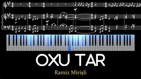 Oxu Tar Piano Tutorial Ramiz Mirişli YouTube