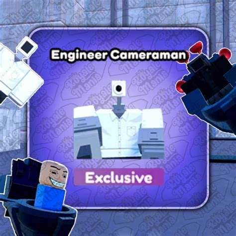 🚽 ROBLOX - Engineer Cameraman UNIT in Toilet Tower Defense (TTD ...