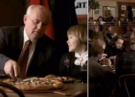 El día que Gorbachov salió en un comercial de Pizza Hut y el mundo ya