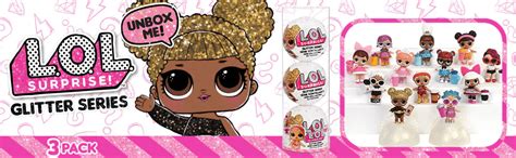 Lol Surprise 576136euc Lol Exclusive Glitter Dolls 3 Pack Style 3