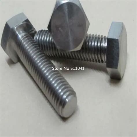 Titanium Hexagon Bolts M Mm Grade Titanium Hex Head Cap Screw