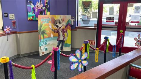 Summer Of Fun Decorations At Chuck E Cheese S Sacramento CA YouTube