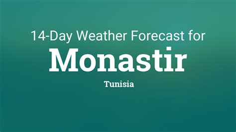 Monastir, Tunisia 14 day weather forecast