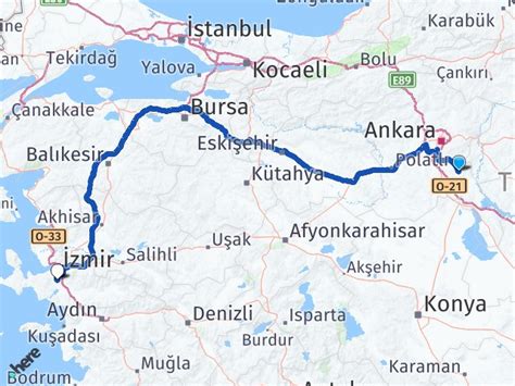 Ankara Bala Adnan Menderes Havalimanı Arası Kaç Km Yol Tarifi