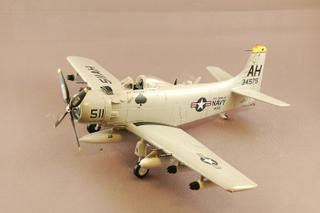 LS Plastic Model Military Aircrafts Collection Hasegawa A 1H Skyraider